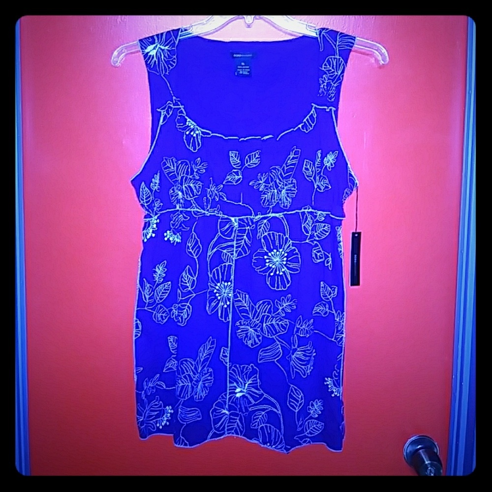 BCBGMaxazria Purple Sleeveless Blouse Women’s Sz XL NWT